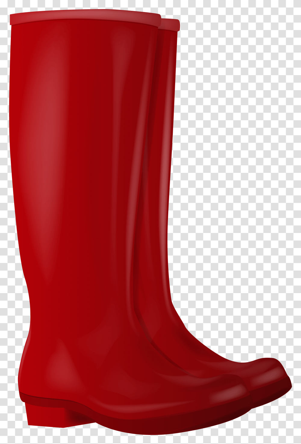 Boots Clipart Red Rain Boots Clipart, Clothing, Apparel, Footwear, Riding Boot Transparent Png