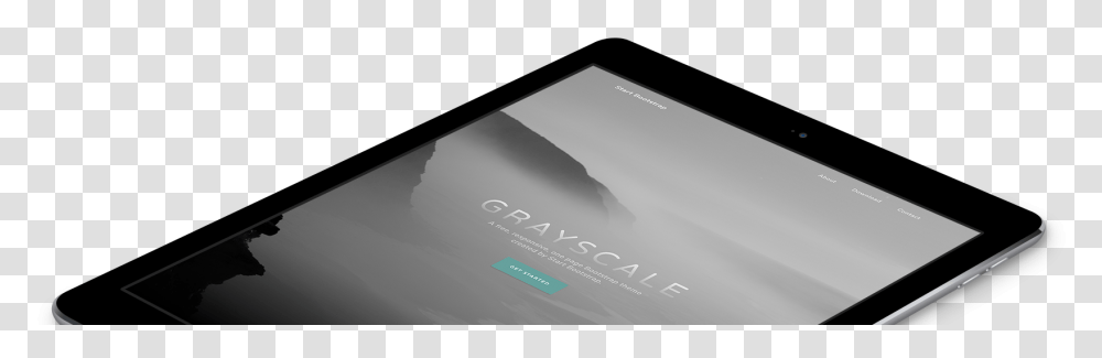 Bootstrap Grayscale, Computer, Electronics, Tablet Computer Transparent Png