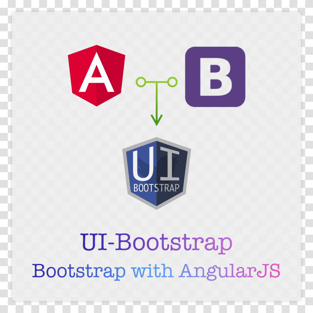 Bootstrap With Angularjs Bootstrap Angularjs Logo, Trademark, First Aid Transparent Png