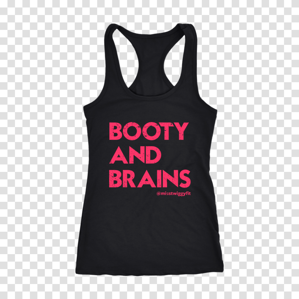 Booty And Brains Misstwiggystore, Apparel, Tank Top, Vest Transparent Png