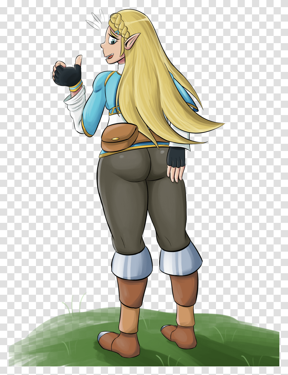 Booty Clipart Zelda Breath Of The Wild Booty, Costume, Manga, Comics, Book Transparent Png