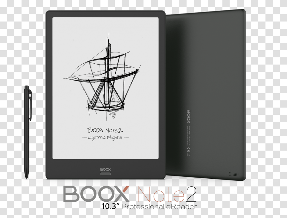 Boox Note2 Onyx Boox Note, Computer, Electronics, Tablet Computer, Boat Transparent Png