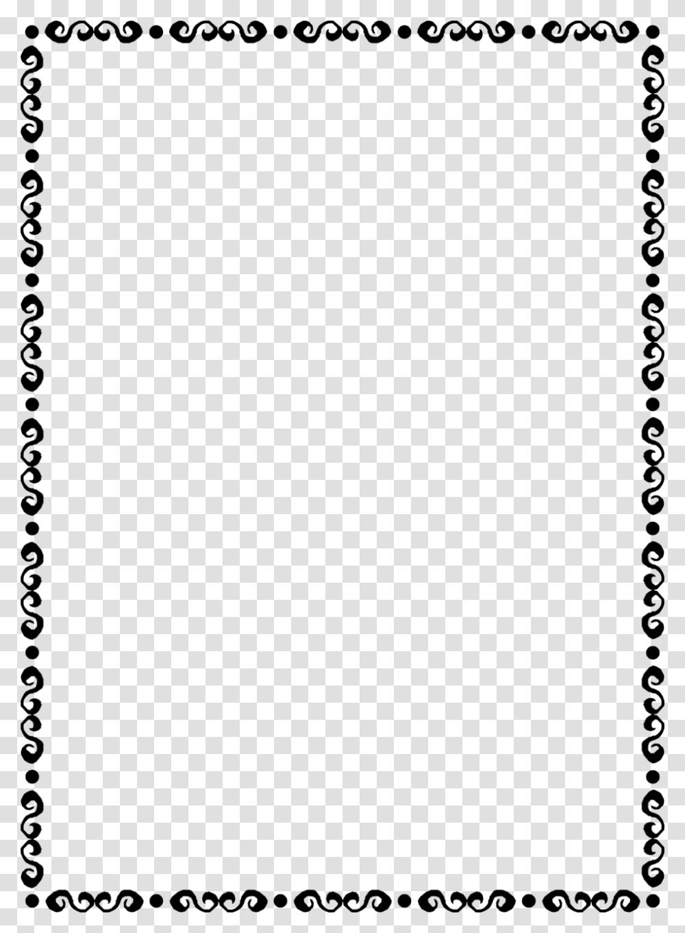 Border Black Free Stock Photo Illustration Of A Fancy Blank, Gray, World Of Warcraft Transparent Png