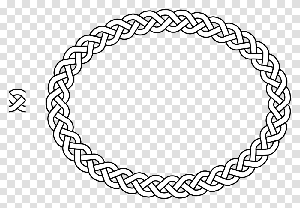 Border Braid Frame Plait Rope Circle Celtic Knot Circle Transparent Png