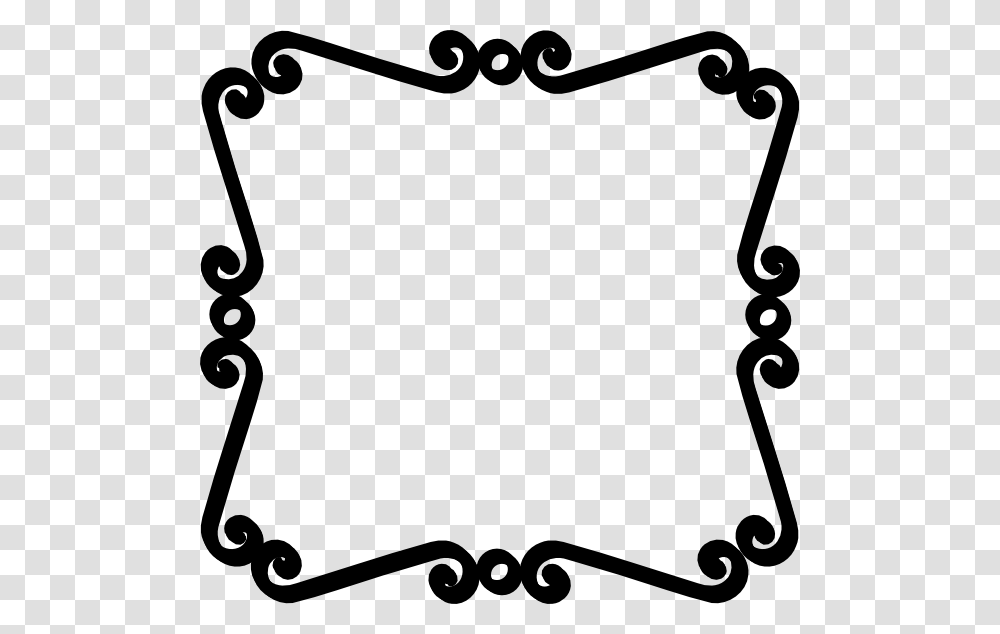 Border Clipart Black And White, Bow, Pattern, Toy, Chain Transparent Png