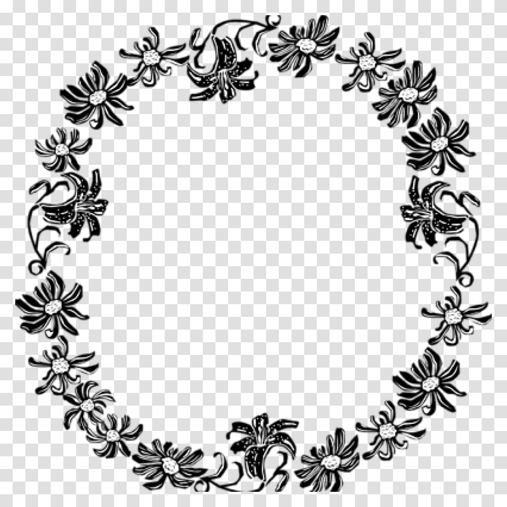 Border Clipart Black And White Snowflake Clipart House Clipart, Floral Design, Pattern, Stencil Transparent Png