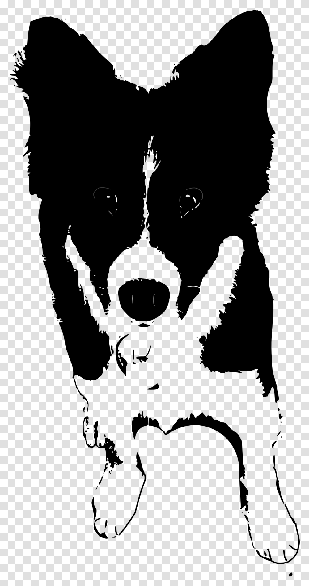 Border Collie Puppy Clip Arts Dogs Clipart Black And White Collie, Light, Flare, Call Of Duty, Chair Transparent Png
