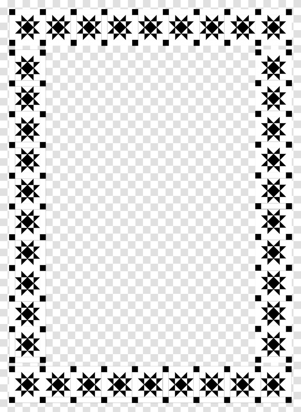 Border Design Black And White, Rug, Stencil, Alphabet Transparent Png