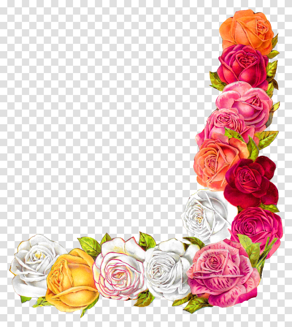 Border Design Clipart Border Flower Hd, Plant, Floral Design, Pattern Transparent Png