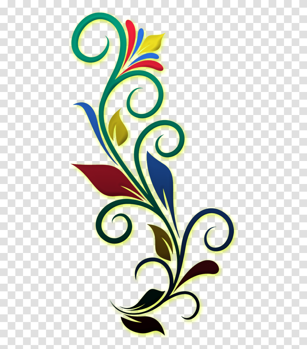 Border Design Flower Side Border Design, Graphics, Art, Floral Design, Pattern Transparent Png