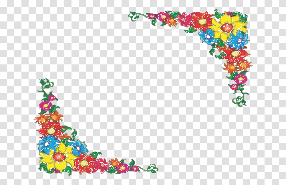 Border Design For Chart Paper, Floral Design, Pattern, Plant Transparent Png