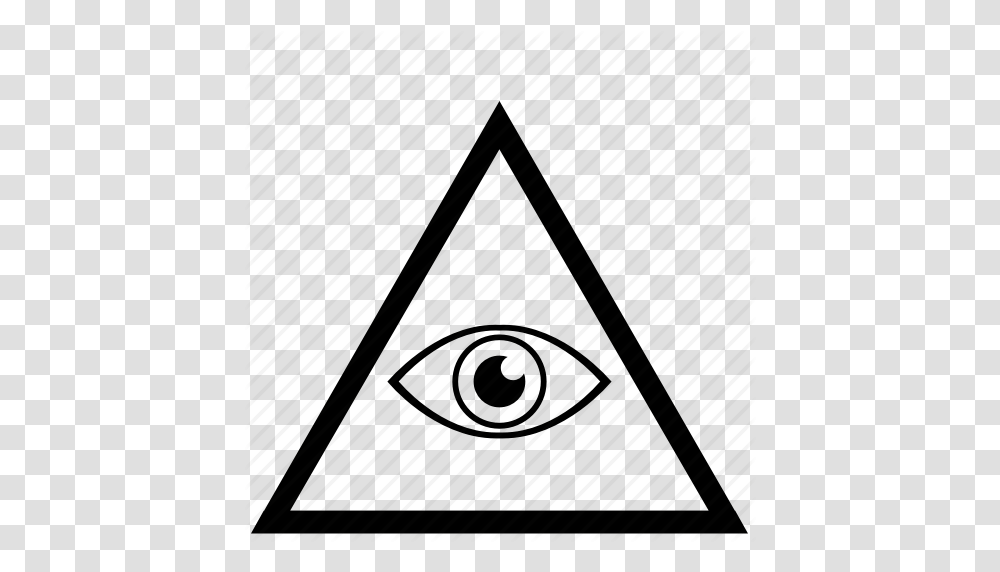 Border Eye Frame Illuminati Triangle Icon Transparent Png