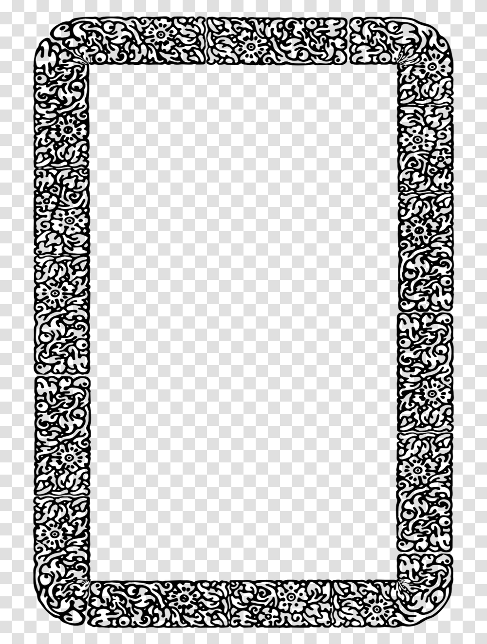 Border For A Paper, Gray, World Of Warcraft Transparent Png