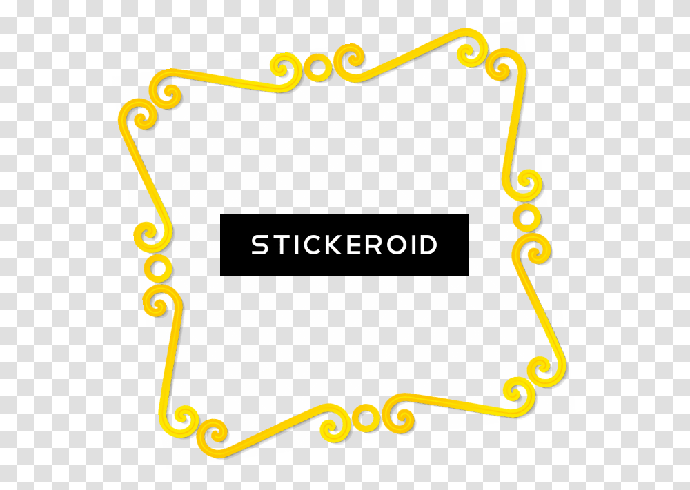Border Frame Photo Yellow, Label, Girl, Female Transparent Png