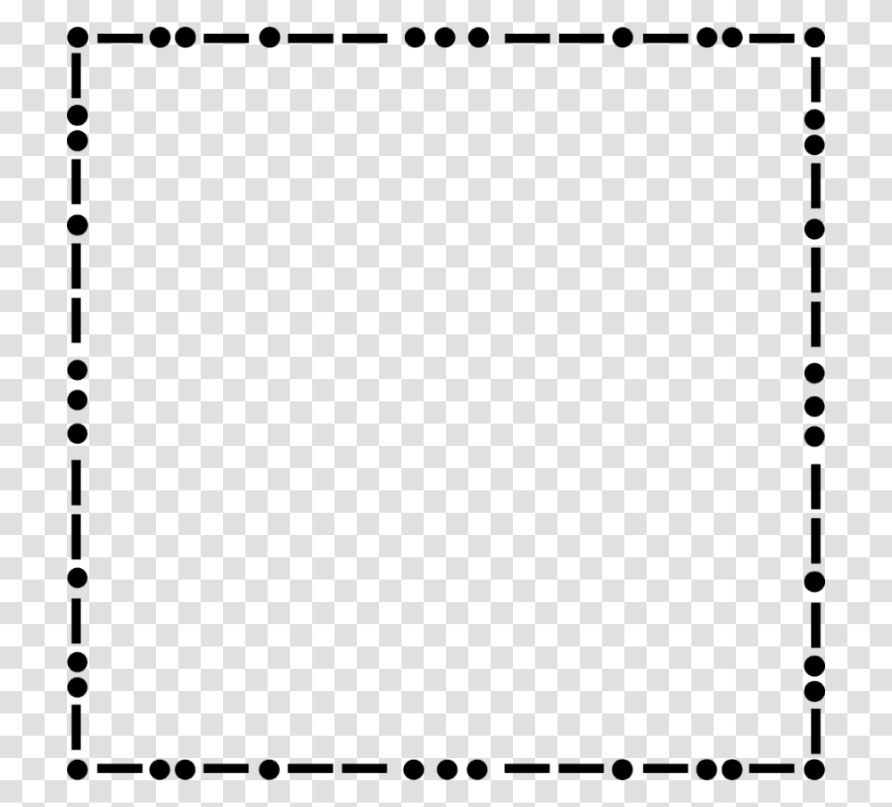 Border Free Stock Photo Illustration Of A Blank Dot And Dash, Gray, World Of Warcraft Transparent Png