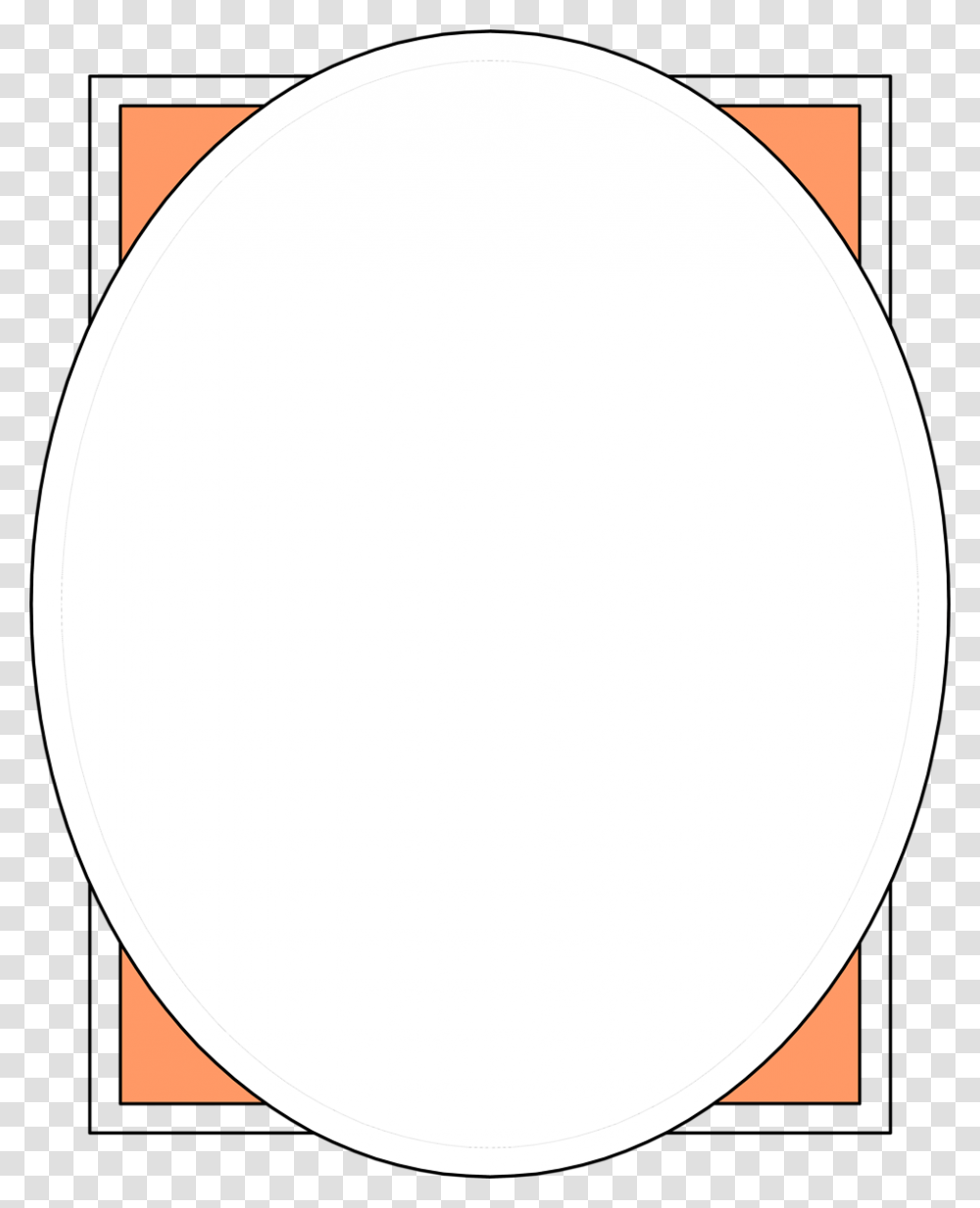 Border Free Stock Photo Illustration Of A Blank Oval Picture, Balloon, Egg, Food Transparent Png