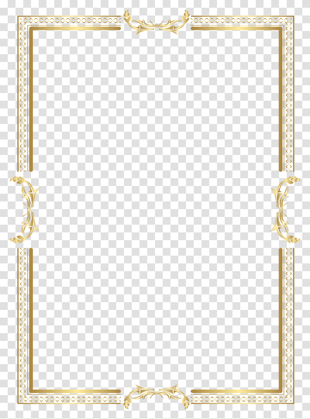 Border Gold Frame, Pendant, Arrow, Weapon Transparent Png