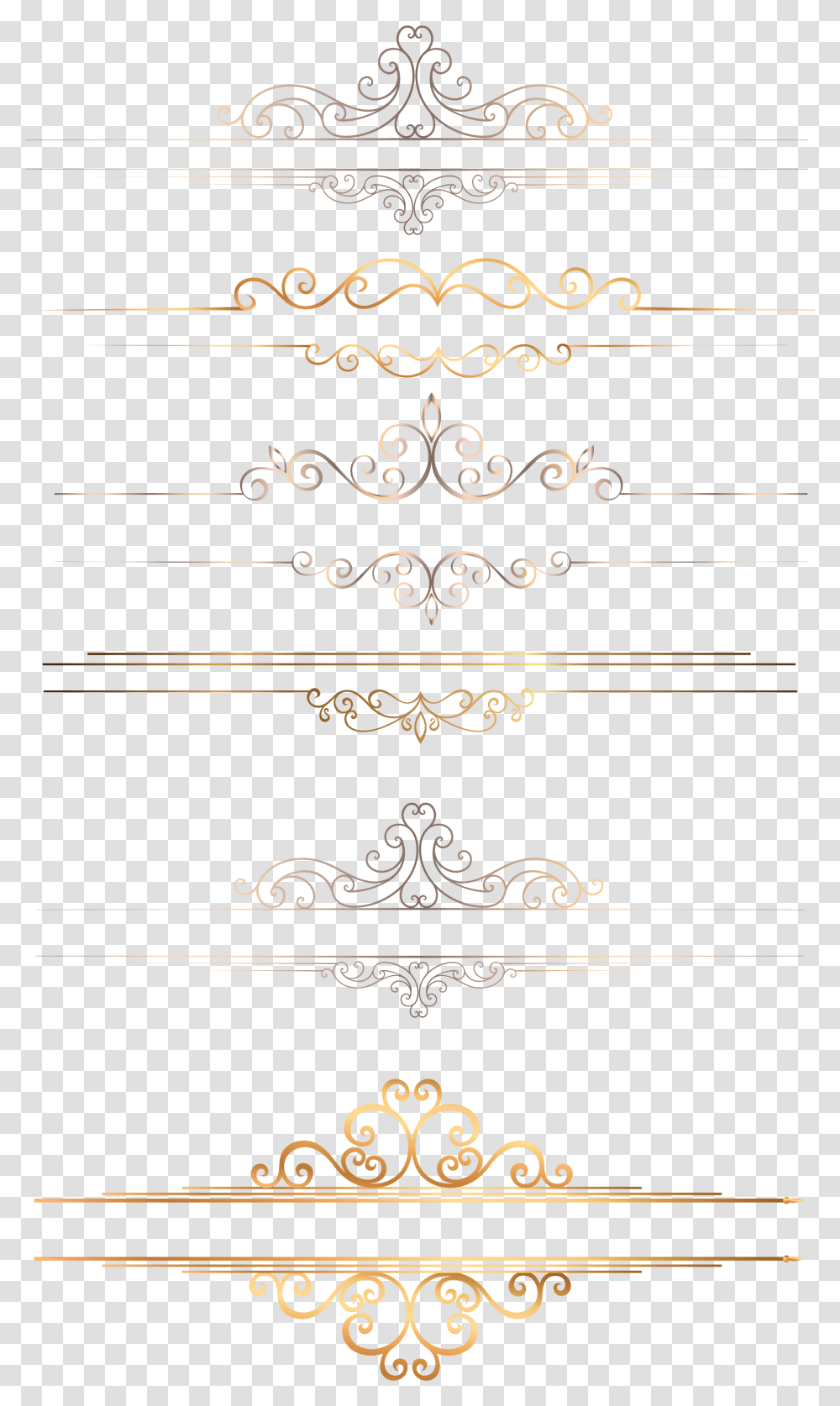 Border Gold Icon Image High Quality Clipart Border Line High Resolution Free, Floral Design, Pattern Transparent Png