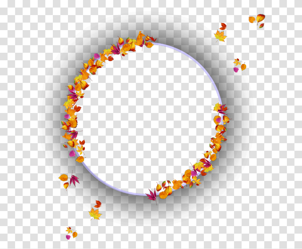 Border Line Circle Round Circleframe Frame Borderline Circle Fall Leaf Border, Accessories, Accessory, Jewelry, Bracelet Transparent Png