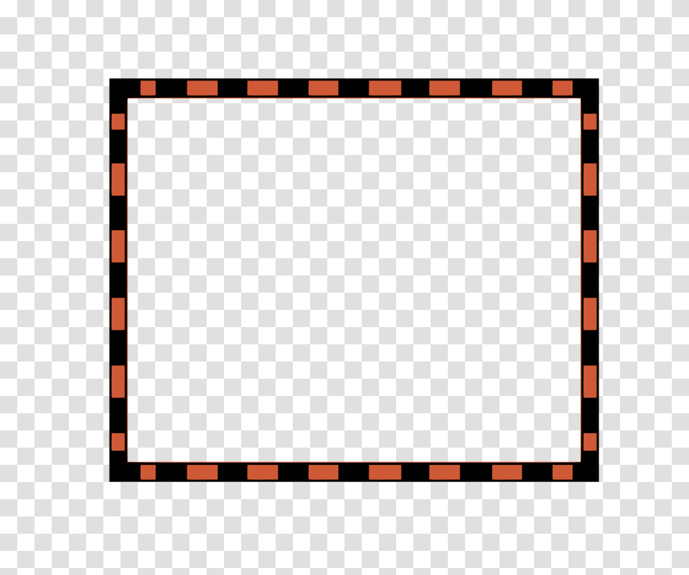 Border Orange Black Icons, Pattern, Screen, Electronics Transparent Png