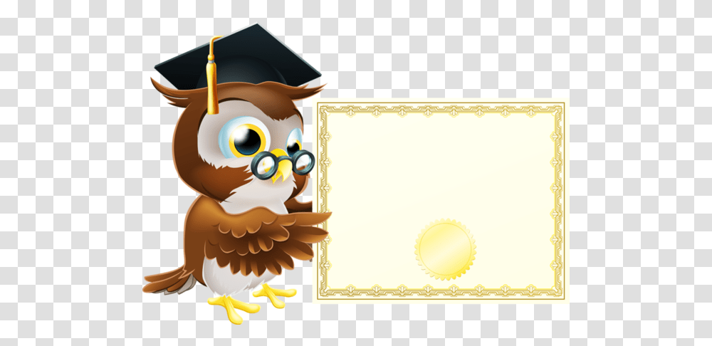 Border Owl School, Graduation, Toy Transparent Png