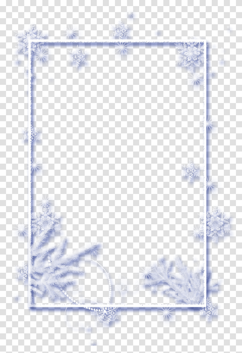 Border With Snow Transparent Png