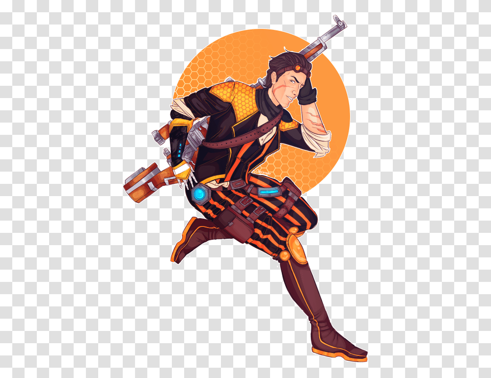 Borderlands 2 Fanart, Person, Photography, Duel, Samurai Transparent Png