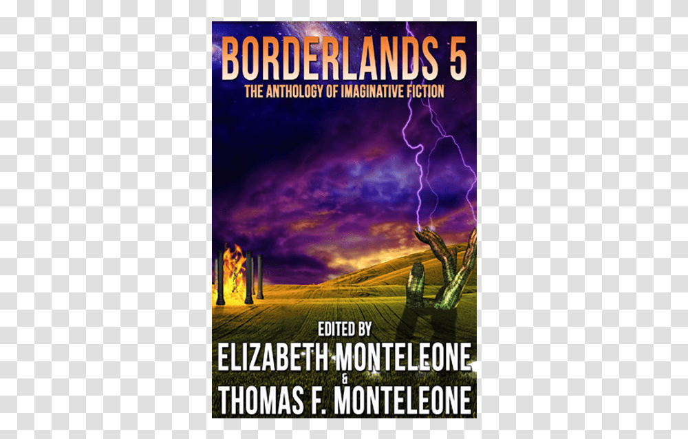 Borderlands 5 Edited By Elizabeth Amp Thomas F Poster, Nature, Outdoors, Advertisement, Thunderstorm Transparent Png