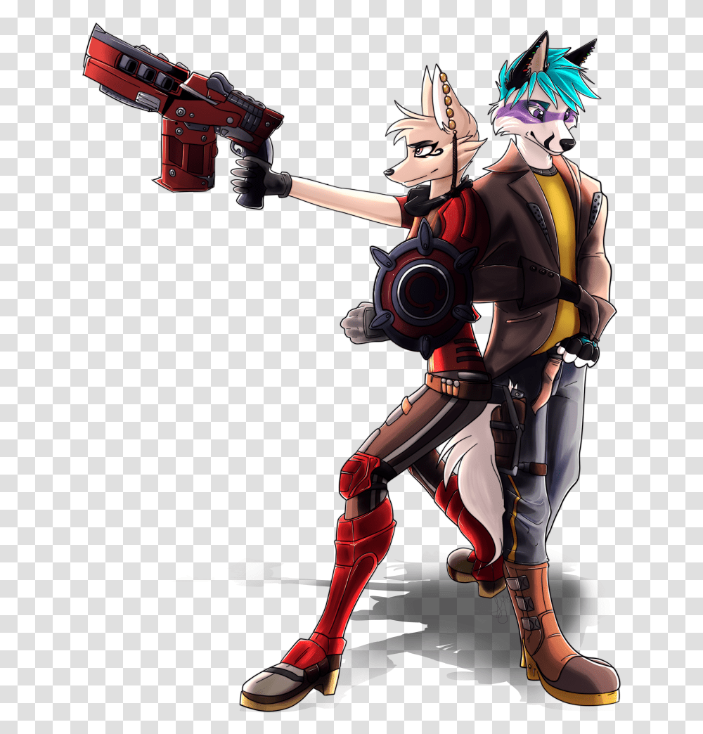 Borderlands Cartoon, Person, Duel, People Transparent Png