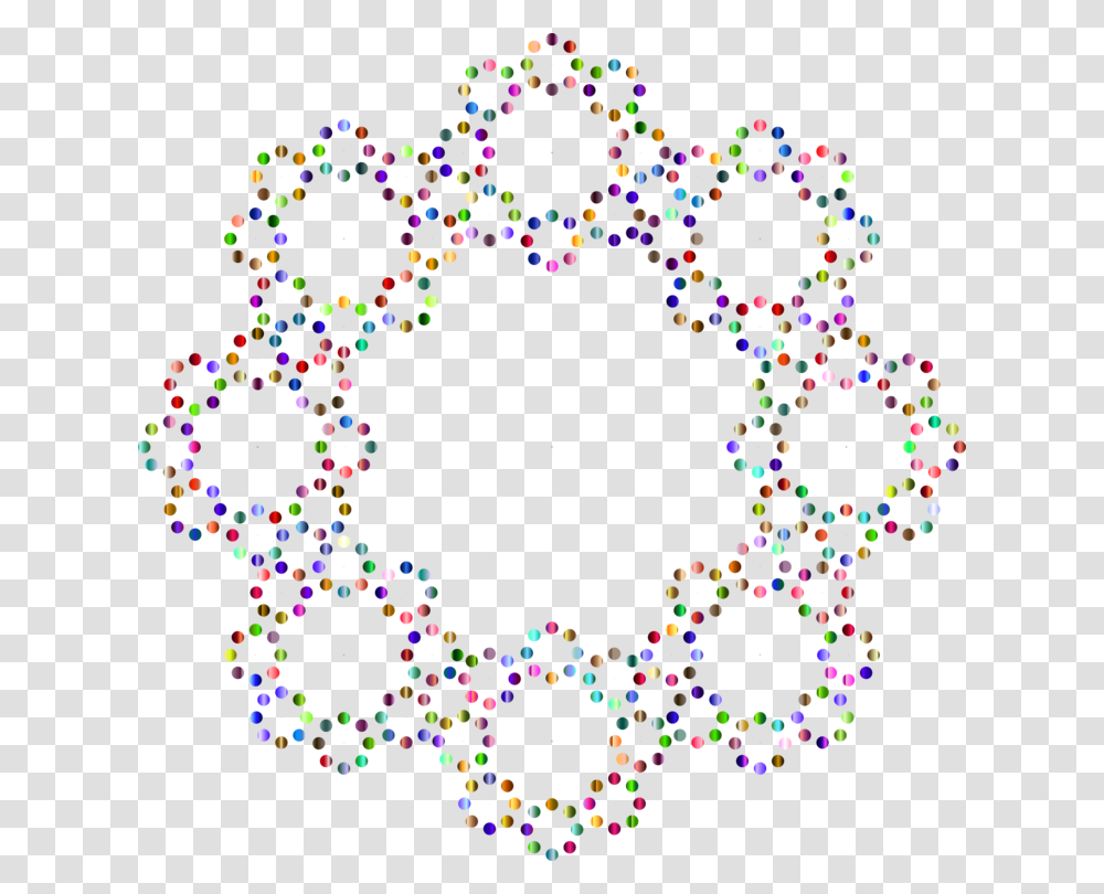 Borders And Frames Circle Decorative Arts Drawing Confetti Clip Art, Number, Rug Transparent Png