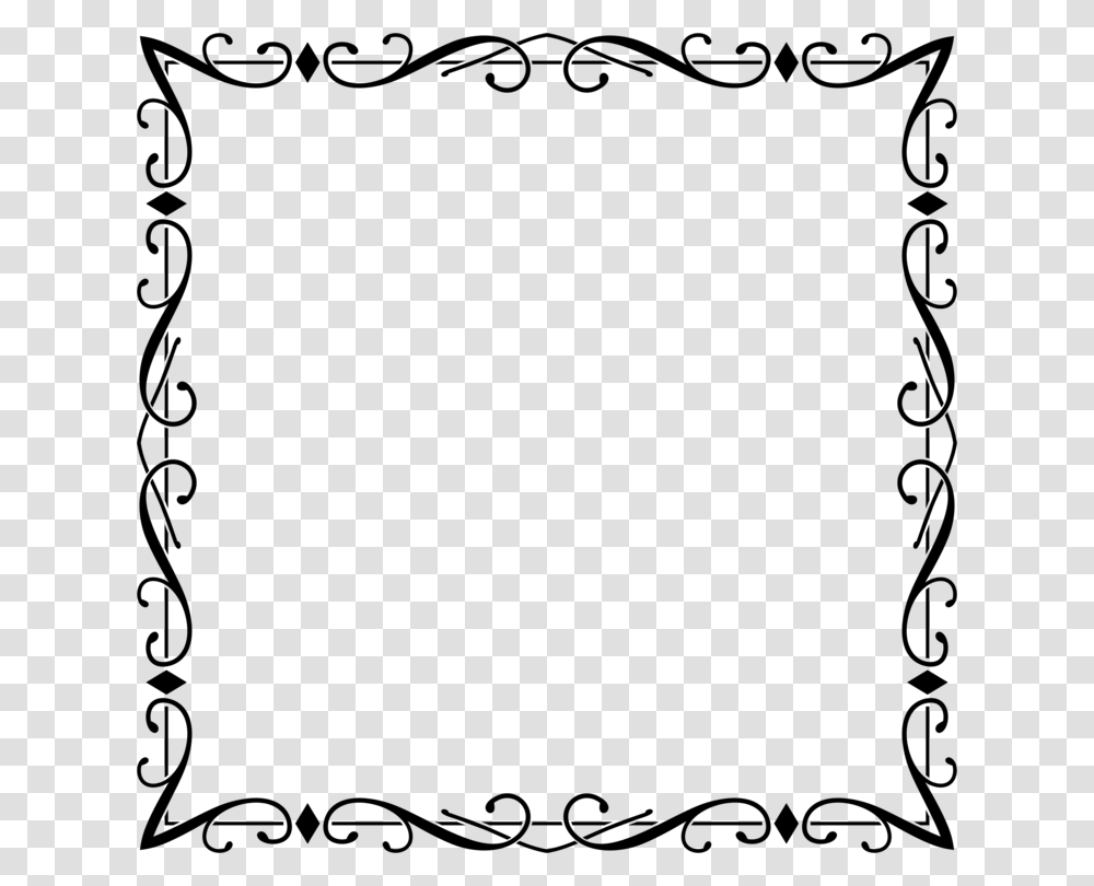 Borders And Frames Decorative Arts Ornament Picture Frames Free, Gray, World Of Warcraft Transparent Png