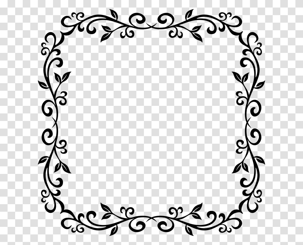 Borders And Frames Picture Frames Decorative Arts Ornament Sticker, Gray, World Of Warcraft Transparent Png