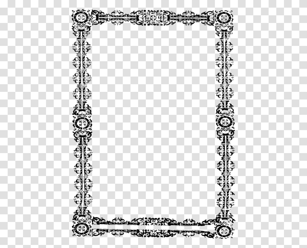 Borders And Frames Picture Frames Decorative Borders Decorative, Gray Transparent Png