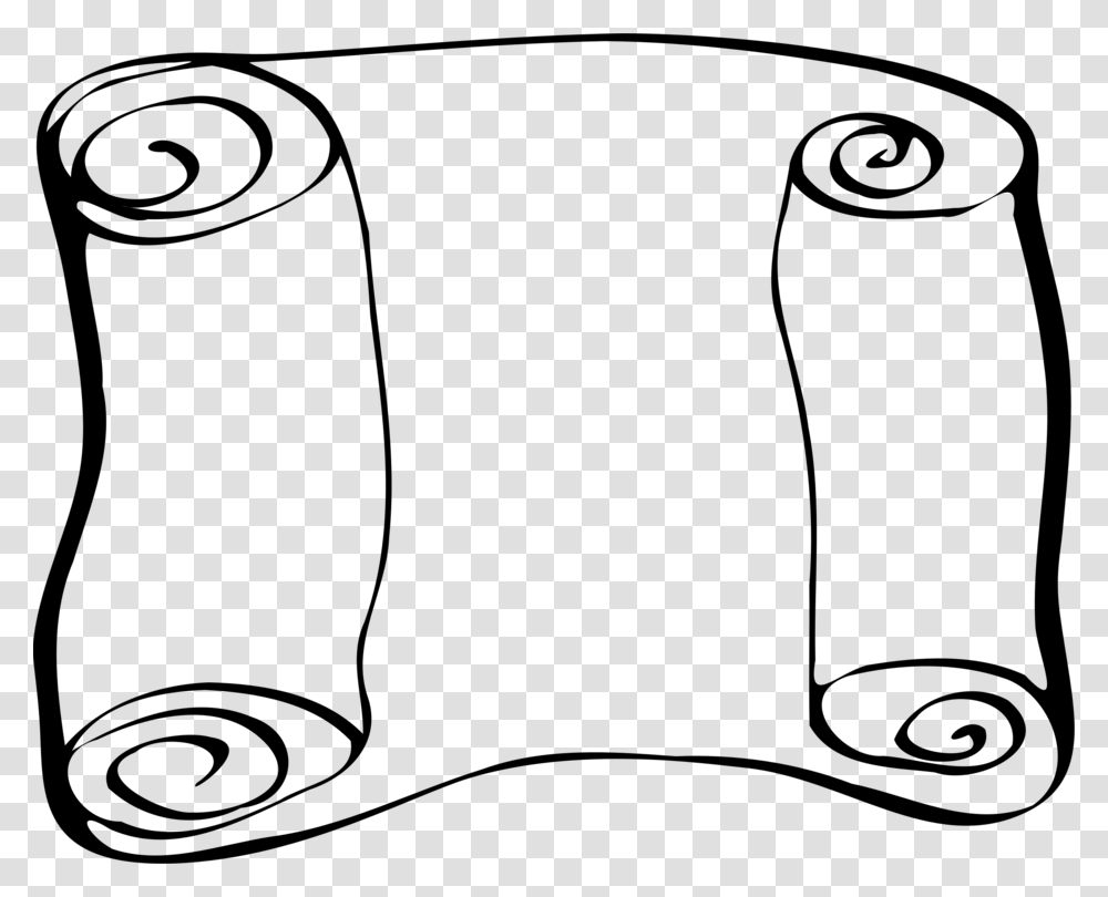 Borders And Frames Scroll Line Art, Gray, World Of Warcraft Transparent Png
