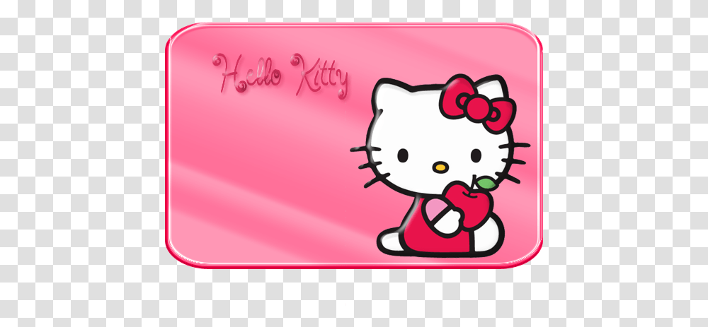 Borders Images And Backgrounds Clipart Hello Kitty Border Design, Label, Cat, Mammal Transparent Png