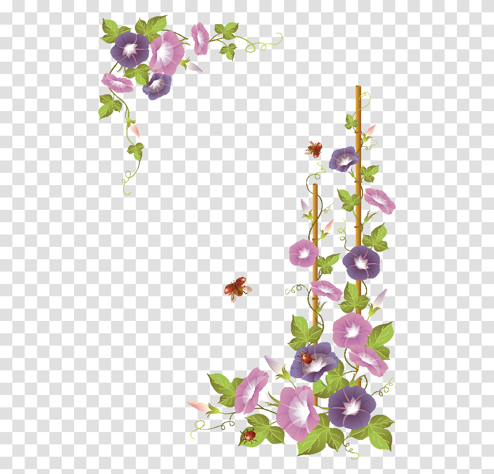 Bordes Caratulas De Flores, Plant, Flower, Blossom, Floral Design Transparent Png