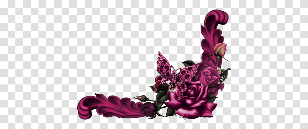 Bordurescoinstubes Cvetia Clip Art Photoshop, Purple, Pattern, Floral Design Transparent Png