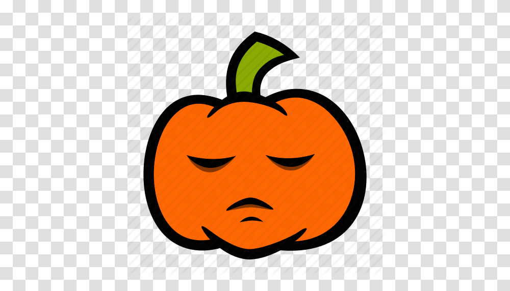 Bored Emoji Halloween Moody Pumpkn, Pumpkin, Vegetable, Plant, Food Transparent Png