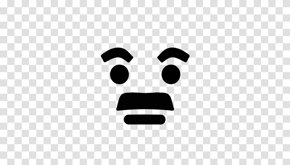 Bored Mustache Face, Stencil Transparent Png