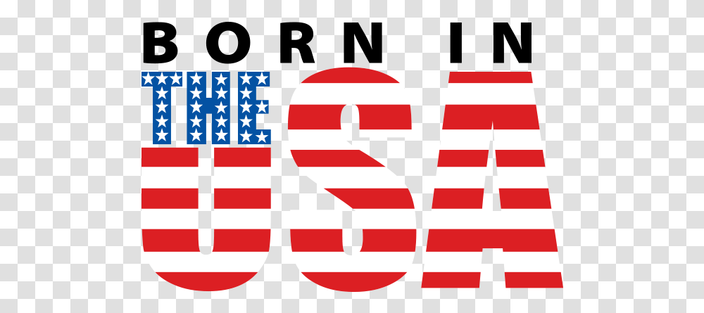 Born In The Usa, Flag, Logo Transparent Png