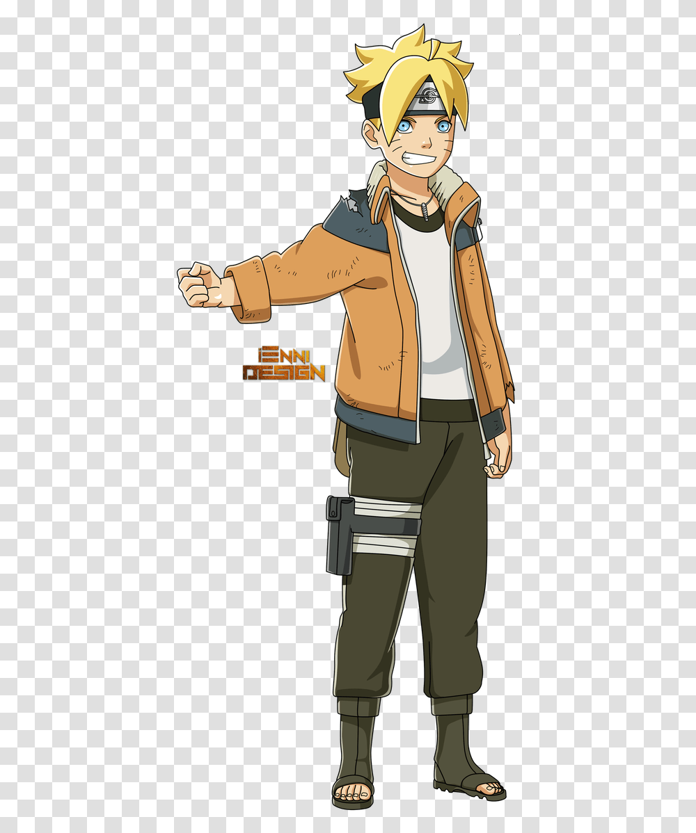 Boruto Uzumaki Naruto Jacket, Person, Hand, Military Uniform, Coat Transparent Png