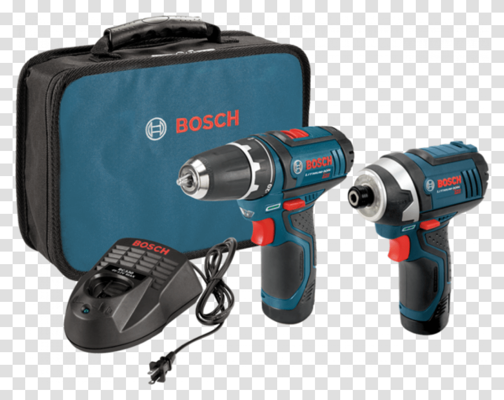 Bosch 12v Combo Kit, Power Drill, Tool Transparent Png