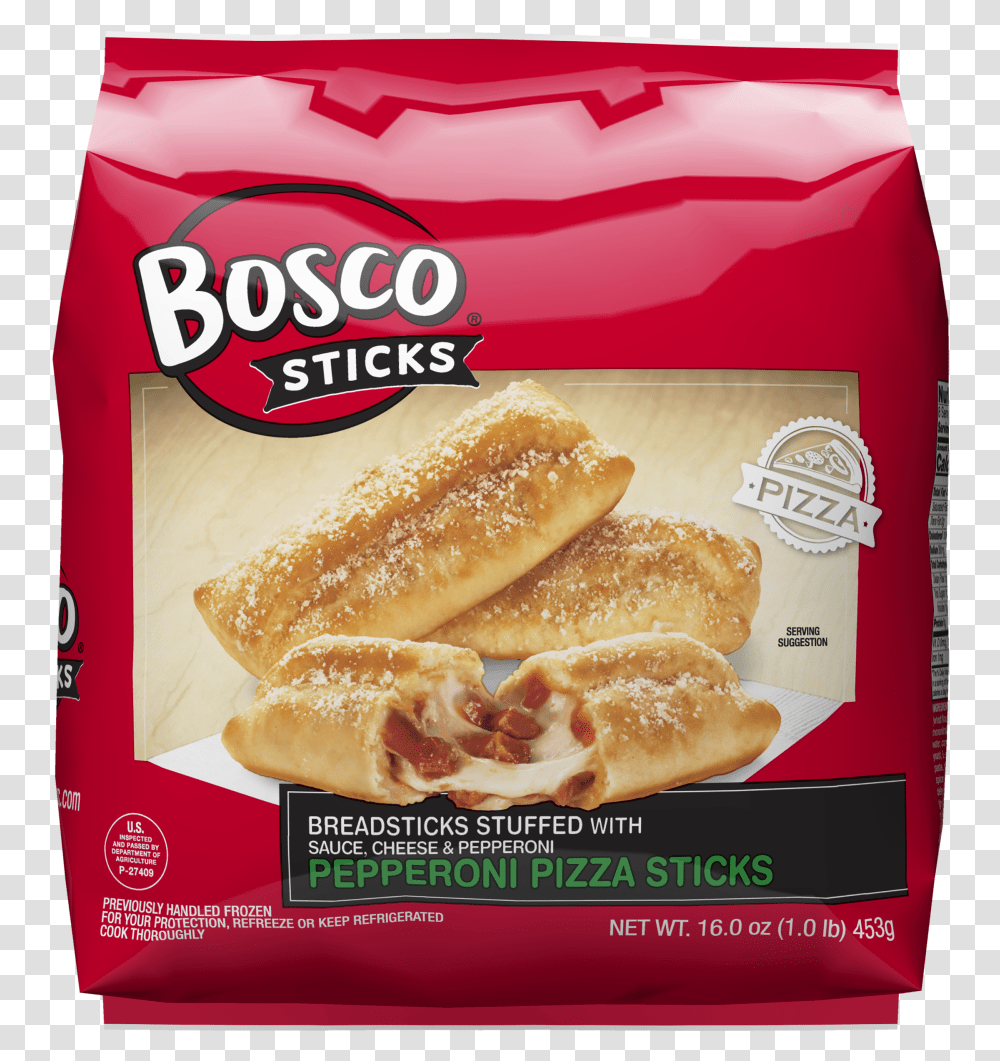 Bosco Pepperoni Pizza Sticks, Food, Burger, Flyer, Poster Transparent Png