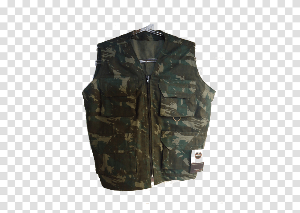 Boscoso Pixelado Colete Camuflado, Apparel, Vest, Military Uniform Transparent Png