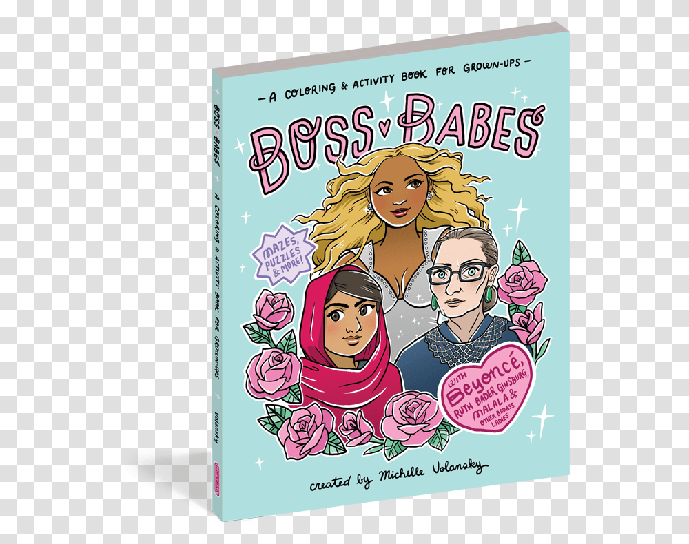 Boss Babes A Coloring And Activity Book For Grown Ups, Advertisement, Poster, Flyer, Paper Transparent Png
