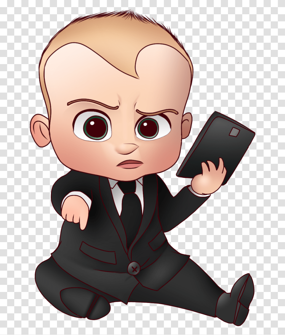 Boss Baby Fan Art, Person, Face, Doll, Toy Transparent Png