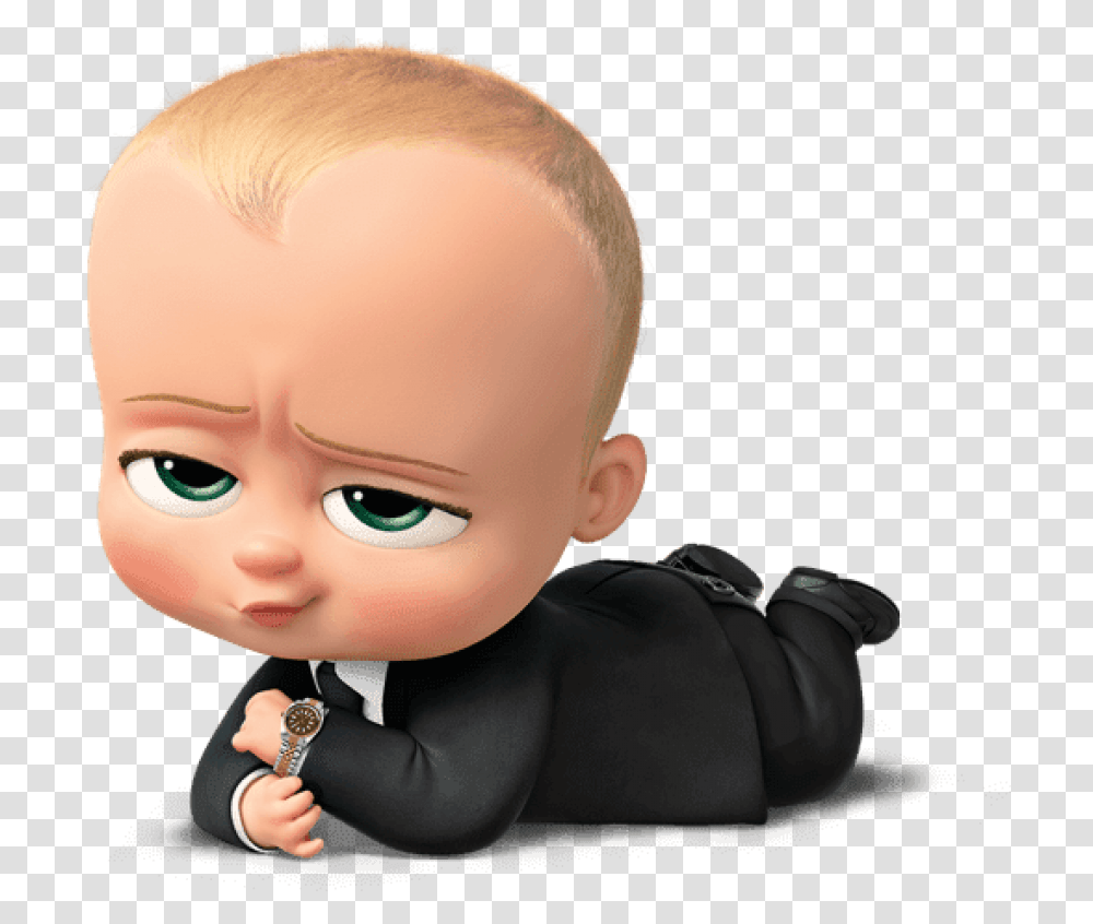 Boss Baby Free Download Boss Baby Invitation Background, Doll, Toy, Person, Human Transparent Png