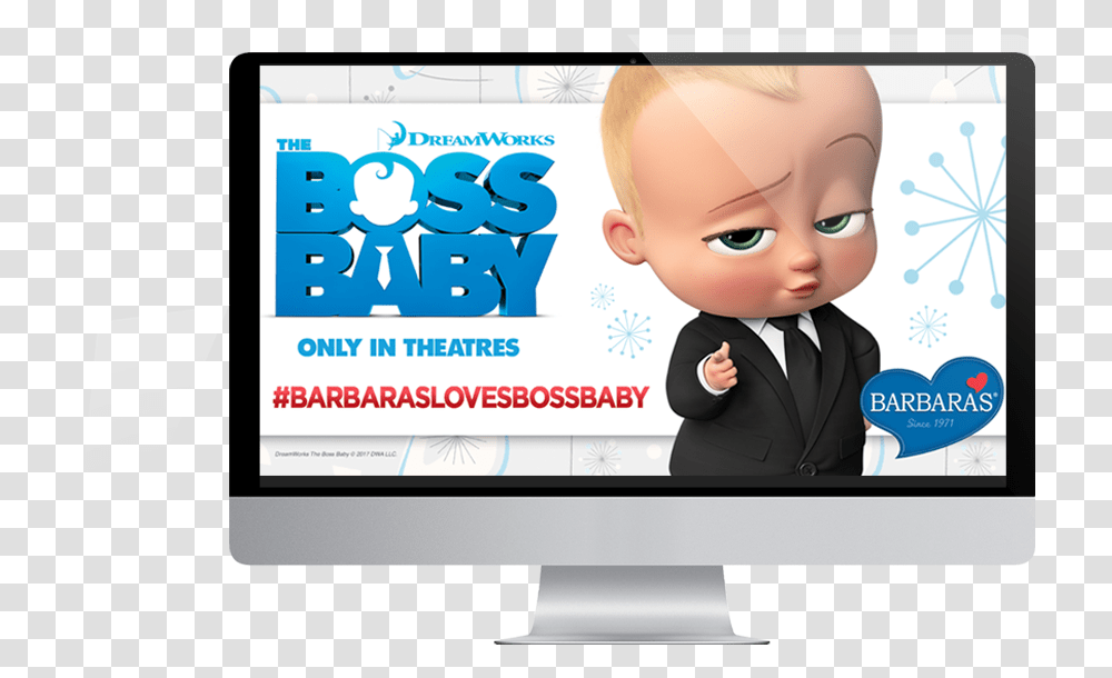Boss Baby Social Media Graphic Design Computers Java, Electronics, Screen, Monitor, Person Transparent Png