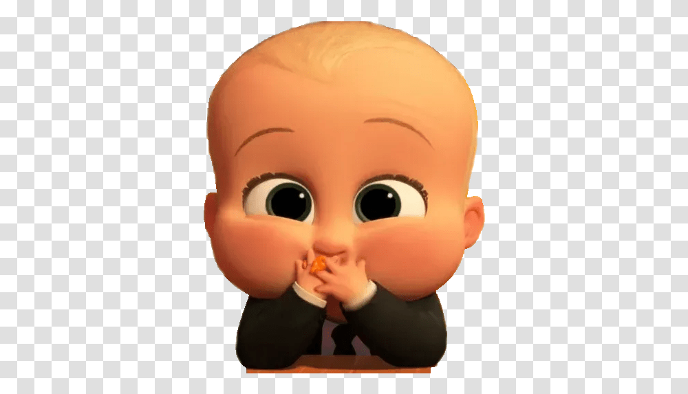 Boss Baby Whatsapp Stickers Stickers Cloud Boss Baby Whatsapp Sticker, Doll, Toy, Head Transparent Png