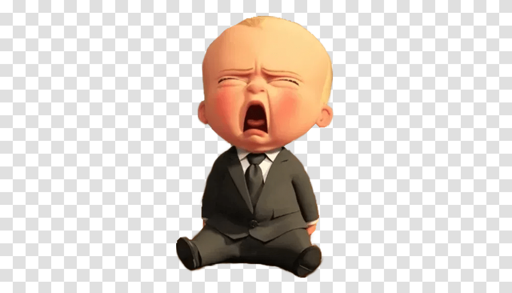 Boss Baby Whatsapp Stickers Stickers Cloud Figurine, Head, Toy, Doll, Person Transparent Png